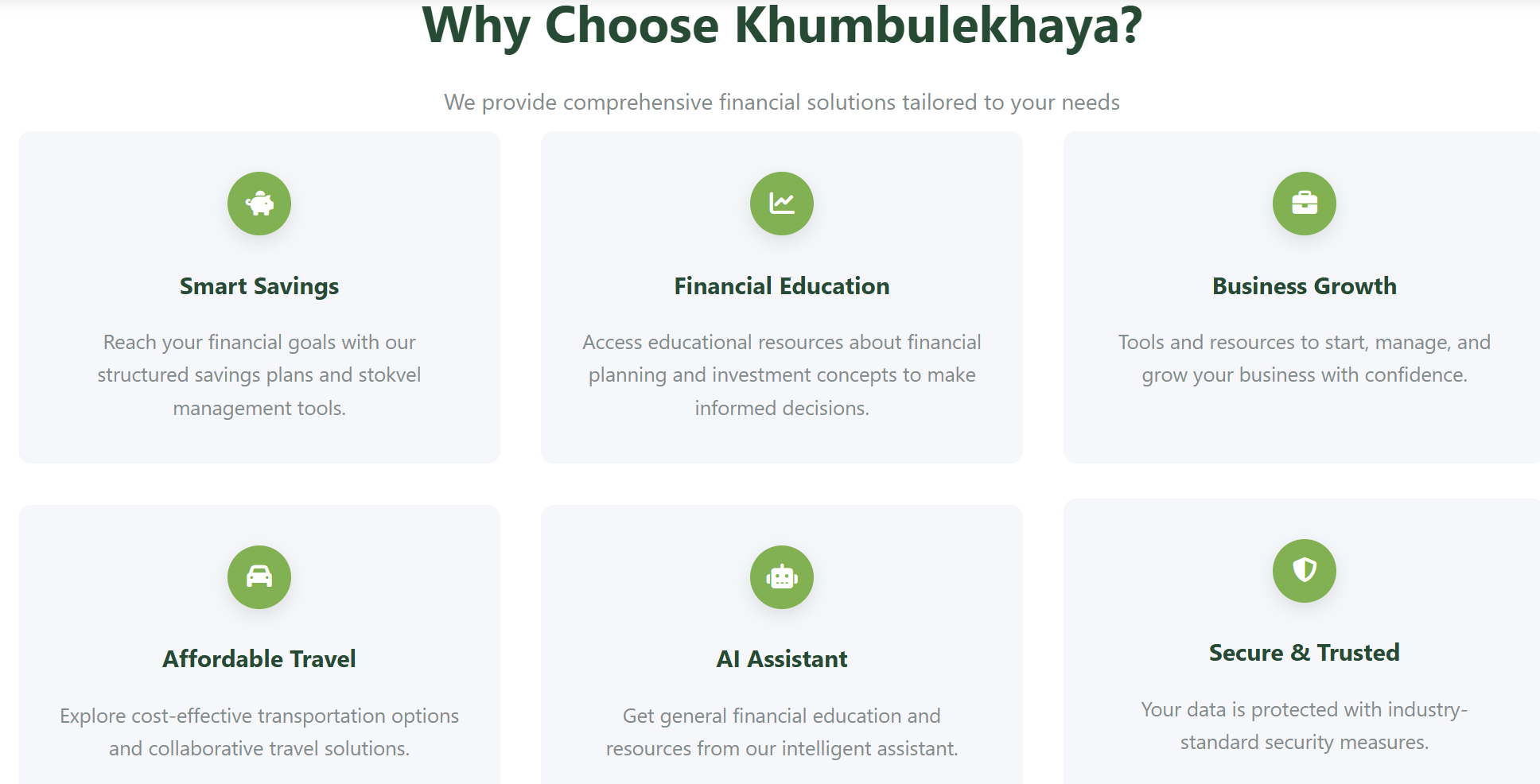 Khumbu App Why Choose Us